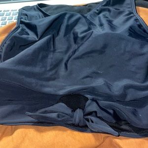 SHEIN high neck bathing suit top